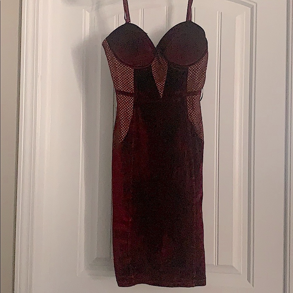 Burgundy Dress